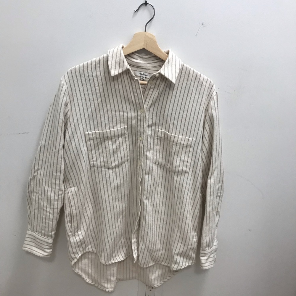 Super soft and cozy striped flannel